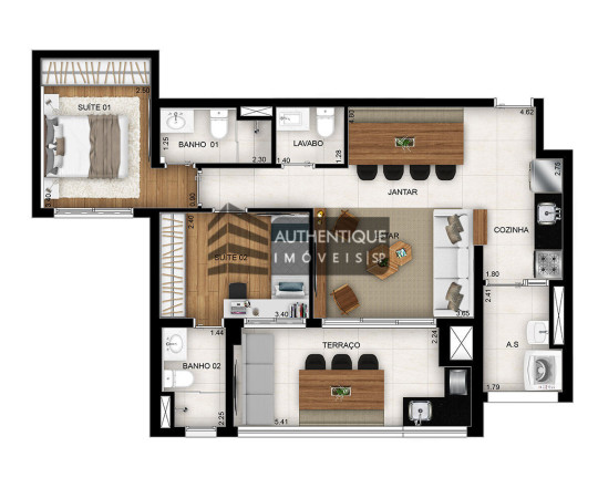 Imagem Apartamento com 3 Quartos à Venda, 110 m² em Alto Da Boa Vista - São Paulo Imagem Apartamento com 3 Quartos à Venda, 110 m² em Alto Da Boa Vista - São Paulo