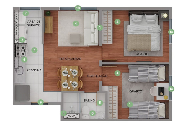 Imagem Imóvel com 2 Quartos à Venda, 39 m² em Monjolos - São Gonçalo