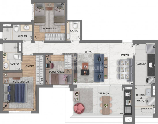 Imagem Apartamento com 3 Quartos à Venda, 92 m² em Mooca - São Paulo