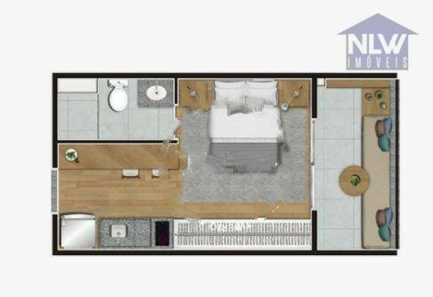 Studio com 1 Quarto à Venda, 24 m² em Campo Belo - São Paulo