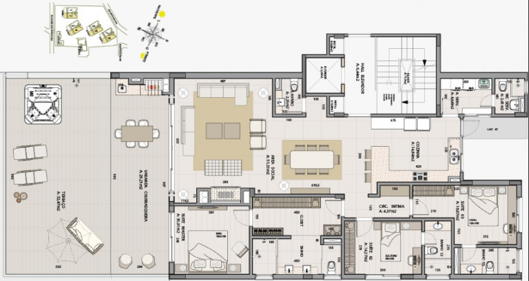 Imagem Apartamento com 3 Quartos à Venda, 193 m² em Tristeza - Porto Alegre