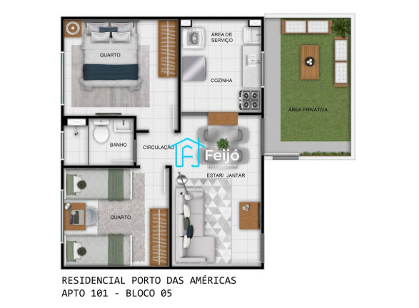 Imagem Apartamento com 2 Quartos à Venda, 40 m² em Krahe - Viamão Imagem Apartamento com 2 Quartos à Venda, 40 m² em Krahe - Viamão