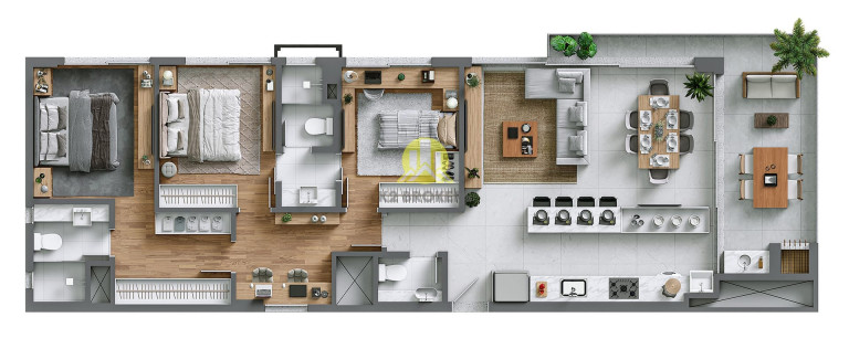 Imagem Apartamento com 3 Quartos à Venda, 107 m² em Bigorrilho - Curitiba Imagem Apartamento com 3 Quartos à Venda, 107 m² em Bigorrilho - Curitiba