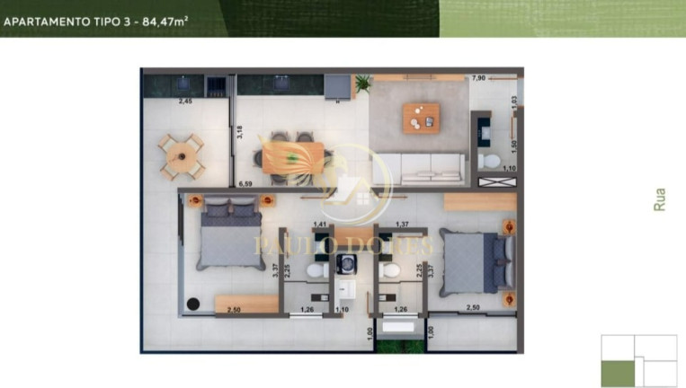 Imagem Apartamento com 2 Quartos à Venda, 102 m² em Barra Da Lagoa - Ubatuba