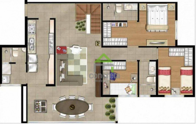 Imagem Apartamento com 3 Quartos à Venda, 434 m² em Chácara Pavoeiro - Cotia