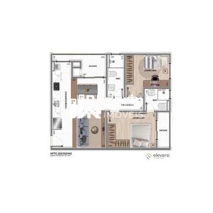 Imagem Apartamento com 3 Quartos à Venda, 75 m² em Centro - Pinhais Imagem Apartamento com 3 Quartos à Venda, 75 m² em Centro - Pinhais