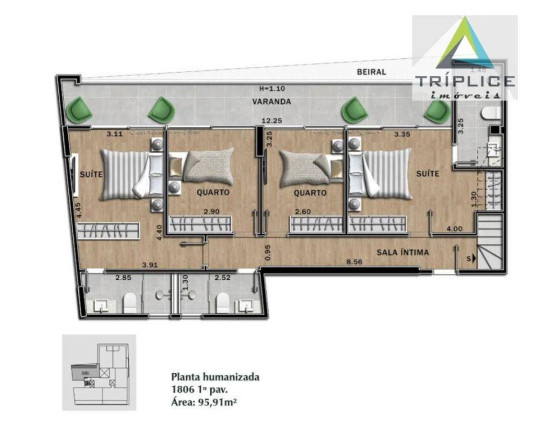 Imagem Cobertura com 4 Quartos à Venda, 238 m² em São Mateus - Juiz De Fora