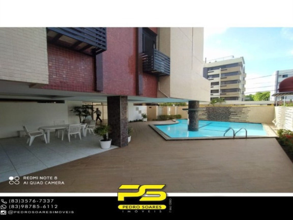 Imagem Apartamento com 3 Quartos à Venda, 135 m² em Cabo Branco - João Pessoa