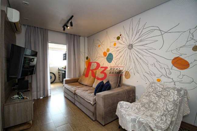 Imagem Apartamento com 2 Quartos à Venda, 84 m² em Ponta Da Praia - Santos