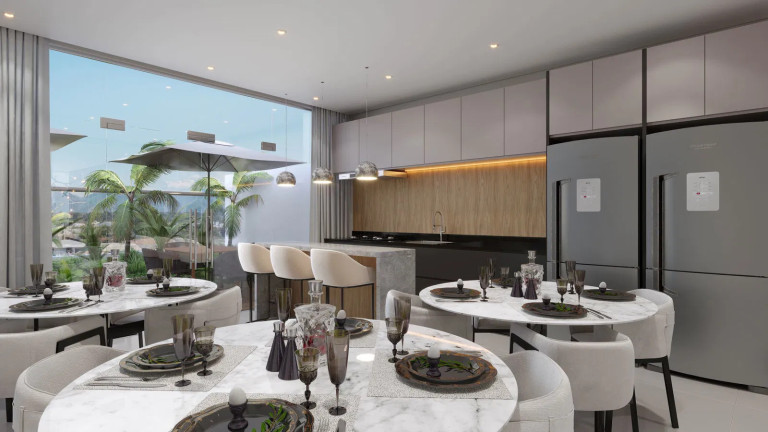 Imagem Apartamento com 2 Quartos à Venda, 60 m² em Perequê - Porto Belo