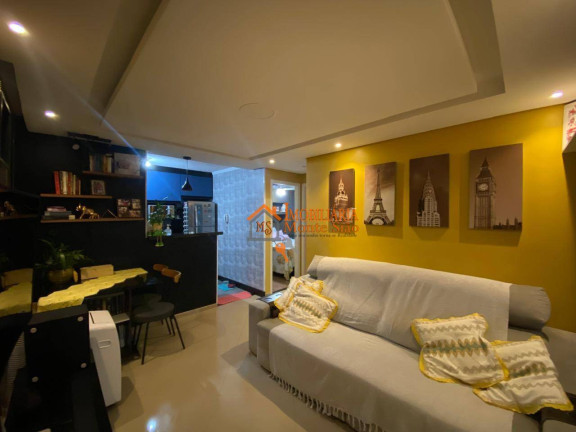 Imagem Apartamento com 2 Quartos à Venda, 45 m² em Vila Alzira - Guarulhos