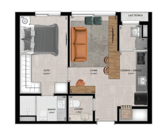 Imagem Apartamento com 1 Quarto à Venda, 56 m² em Floresta - Porto Alegre Imagem Apartamento com 1 Quarto à Venda, 56 m² em Floresta - Porto Alegre