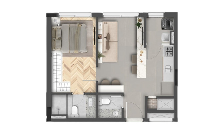 Imagem Apartamento com 1 Quarto à Venda, 56 m² em Moinhos De Vento - Porto Alegre