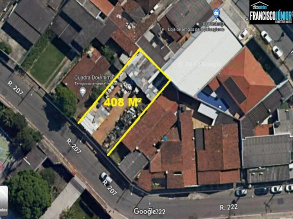 Terreno à Venda, 408 m² em Setor Coimbra - Goiânia