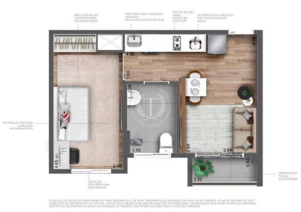 Imagem Apartamento com 1 Quarto à Venda, 28 m² em Perdizes - São Paulo