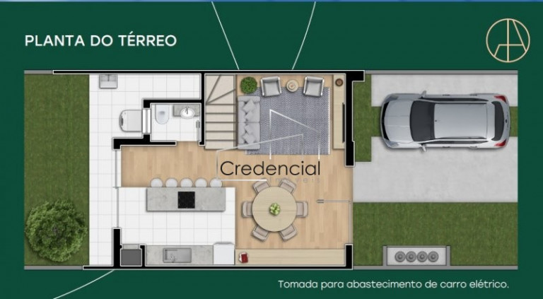 Imagem Casa com 3 Quartos à Venda, 112 m² em Santa Cândida - Curitiba Imagem Casa com 3 Quartos à Venda, 112 m² em Santa Cândida - Curitiba