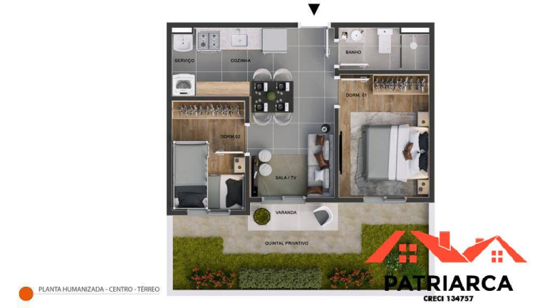 Imagem Apartamento com 2 Quartos à Venda, 39 m² em Campinas