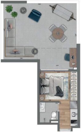 Imagem Imóvel com 1 Quarto à Venda, 23 m² em Paraíso - São Paulo Imagem Imóvel com 1 Quarto à Venda, 23 m² em Paraíso - São Paulo