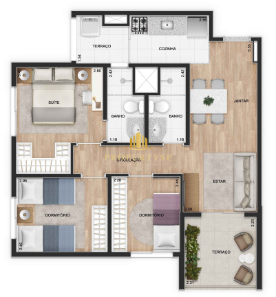 Imagem Apartamento com 3 Quartos à Venda, 62 m² em Lapa - São Paulo