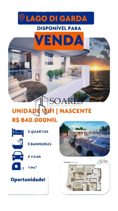 Apartamento com 3 Quartos à Venda, 79 m² em Telégrafo Sem Fio - Belém
