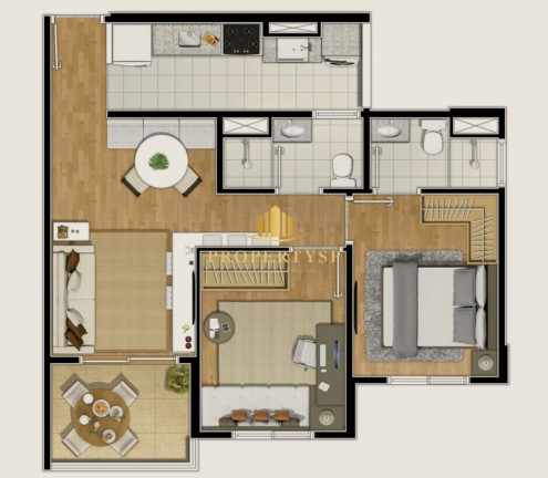 Imagem Apartamento com 2 Quartos à Venda, 54 m² em Lapa - São Paulo