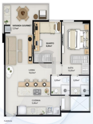Imagem Apartamento com 2 Quartos à Venda, 63 m² em Jaguaribe - Salvador