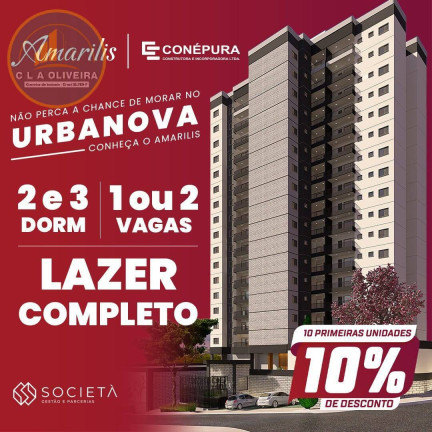 Imagem Apartamento com 2 Quartos à Venda, em Condomínio Residencial Colinas Do Paratehy - São José Dos Campos Imagem Apartamento com 2 Quartos à Venda, em Condomínio Residencial Colinas Do Paratehy - São José Dos Campos