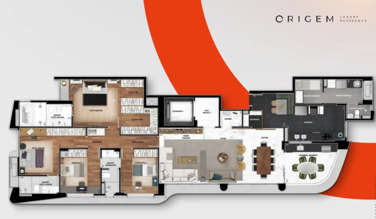 Imagem Apartamento com 4 Quartos à Venda, 182 m² em Gutierrez - Belo Horizonte Imagem Apartamento com 4 Quartos à Venda, 182 m² em Gutierrez - Belo Horizonte