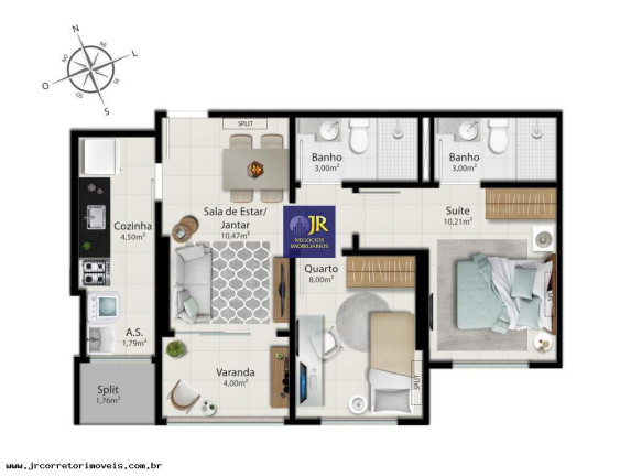 Imagem Imóvel com 2 Quartos à Venda, 59 m² em Jockey De Itaparica - Vila Velha Imagem Imóvel com 2 Quartos à Venda, 59 m² em Jockey De Itaparica - Vila Velha