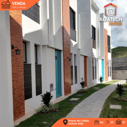 Sobrado com 2 Quartos à Venda, 62 m² em Centre-ville - Poços De Caldas