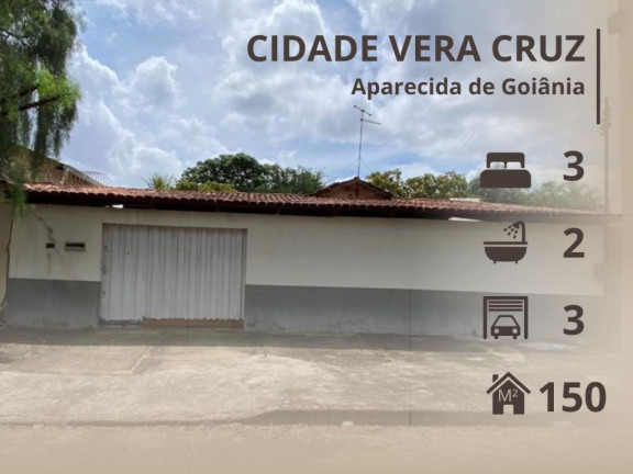 Imagem Casa com 3 Quartos à Venda, 150 m² em Cidade Vera Cruz - Aparecida De Goiânia