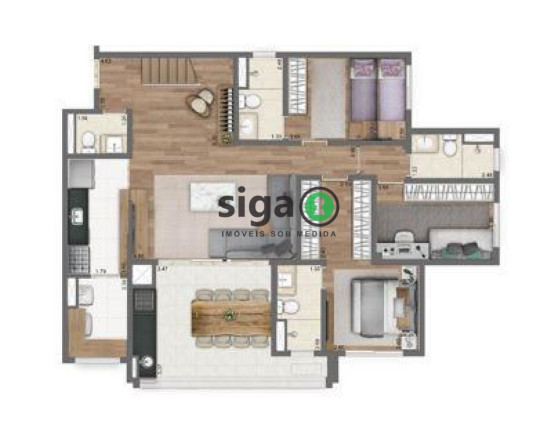 Imagem Apartamento com 4 Quartos à Venda, 201 m² em Vila Andrade - São Paulo Imagem Apartamento com 4 Quartos à Venda, 201 m² em Vila Andrade - São Paulo