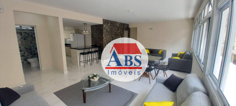 Apartamento com 3 Quartos à Venda, 124 m² em Gonzaga - Santos