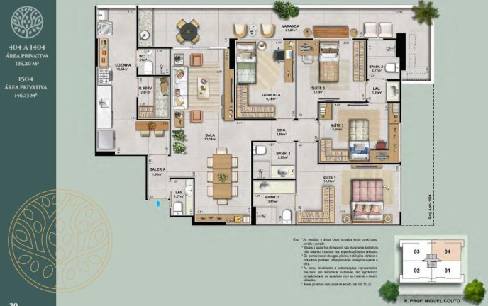 Imagem Apartamento com 4 Quartos à Venda, 136 m² em Icarai - Niterói