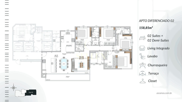 Imagem Apartamento com 4 Quartos à Venda, 158 m² em Centro - Balneário Camboriú