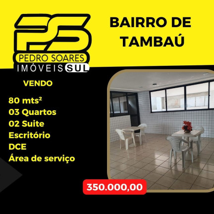 Apartamento com 3 Quartos à Venda, 80 m² em Tambaú - João Pessoa