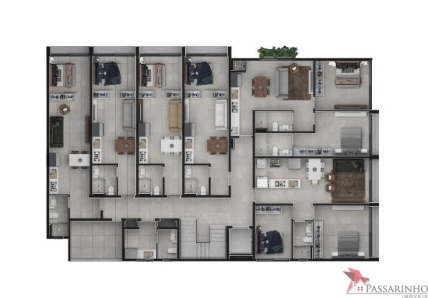 Imagem Imóvel com 1 Quarto à Venda, 33 m² em Praia Da Cal - Torres Imagem Imóvel com 1 Quarto à Venda, 33 m² em Praia Da Cal - Torres