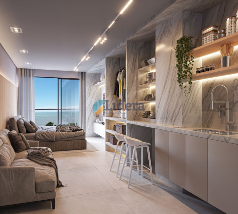 Imagem Flat com 1 Quarto à Venda, 24 m² em Jardim Oceania - João Pessoa