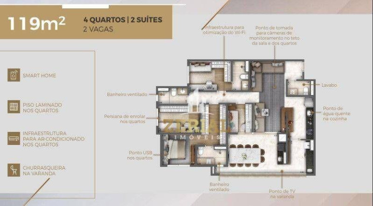 Imagem Apartamento com 2 Quartos à Venda, 71 m² em Ipiranga - São Paulo