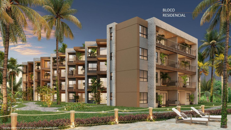 Apartamento com 1 Quarto à Venda, 30 m² em Cumbuco - Caucaia