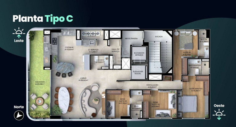 Imagem Apartamento com 3 Quartos à Venda, 161 m² em Centro - Balneário Camboriú Imagem Apartamento com 3 Quartos à Venda, 161 m² em Centro - Balneário Camboriú
