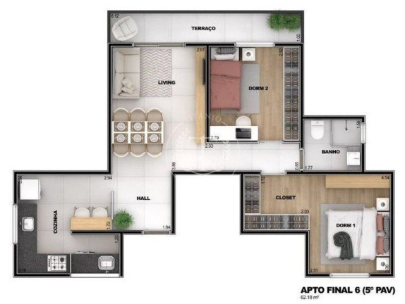 Imagem Apartamento com 2 Quartos à Venda, 43 m² em Santa Teresinha - São Paulo