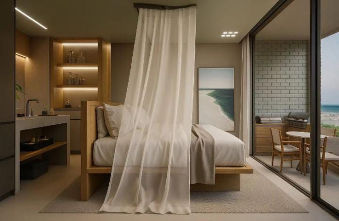 Imagem Apartamento com 1 Quarto à Venda, 29 m² em Ponta De Campina - Cabedelo