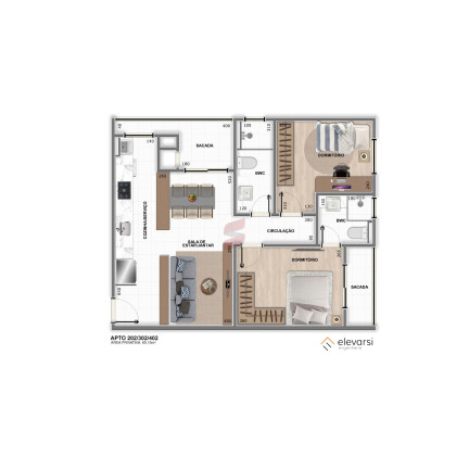 Imagem Apartamento à Venda, 62 m² em Centro - Pinhais Imagem Apartamento à Venda, 62 m² em Centro - Pinhais