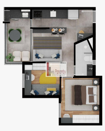 Imagem Apartamento com 2 Quartos à Venda, 44 m² em Centro - Santo André Imagem Apartamento com 2 Quartos à Venda, 44 m² em Centro - Santo André