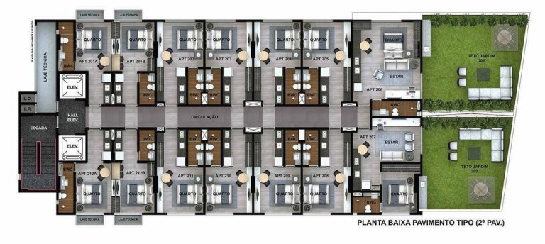 Imagem Apartamento com 1 Quarto à Venda, 35 m² em Iputinga - Recife