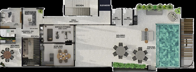 Imagem Apartamento com 1 Quarto à Venda, 35 m² em Intermares - Cabedelo