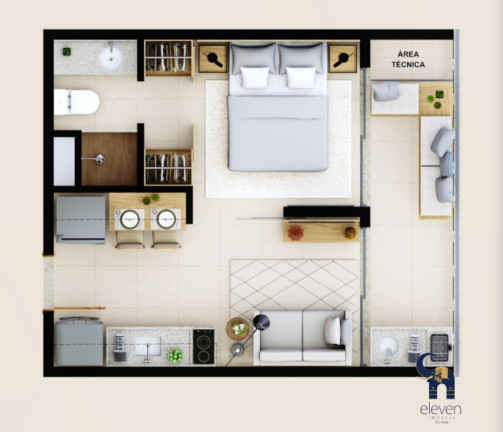 Imagem Apartamento com 1 Quarto à Venda, 29 m² em Pituba - Salvador