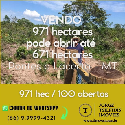 Fazenda à Venda, 100 m² em Zona Rural - Pontes E Lacerda