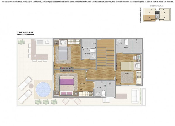 Imagem Cobertura com 3 Quartos à Venda, 123 m² em Bela Vista - Osasco